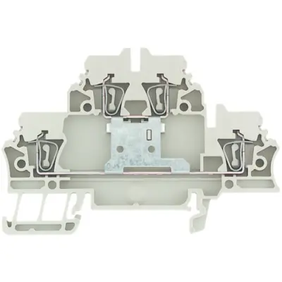 Multi level terminal block, spring balancer connection, 0.5-2.5 mm², 20 A, 6 kV, dark beige, 1689990000 - 1