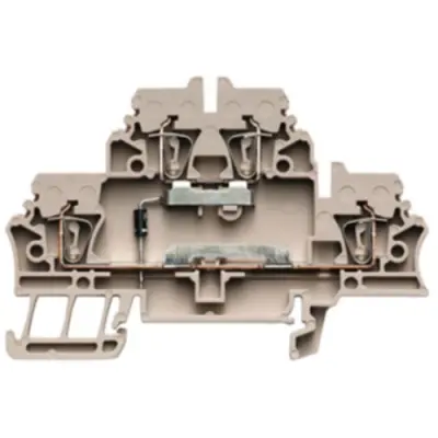 Component terminal block, spring balancer connection, 0.5-2.5 mm², 10 A, 6 kV, dark beige, 1690020000 - 1