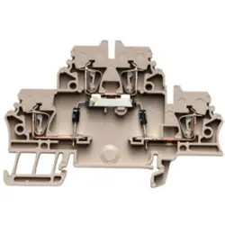 Component terminal block, spring balancer connection, 0.5-2.5 mm², 10 A, 6 kV, dark beige, 1690050000