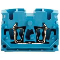 Through terminal block, spring balancer connection, 0.5-2.5 mm², 4 pole, 24 A, 8 kV, blue, 1704550000