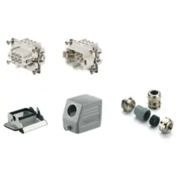 Connector kit, size 3, 6 pole + PE , IP65, 1712460000