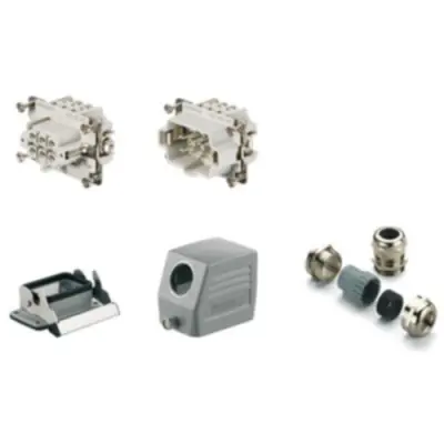 Connector kit, size 3, 6 pole + PE , IP65, 1712460000 - 1