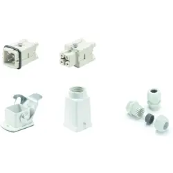 Connector kit, size 1, 3 pole + PE , IP65, 1712570000