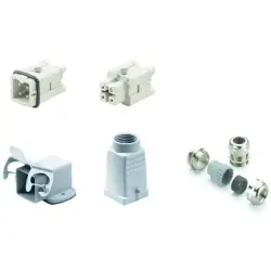 Connector kit, size 1, 3 pole + PE , IP65, 1712580000