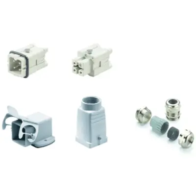 Connector kit, size 1, 3 pole + PE , IP65, 1712580000 - 1