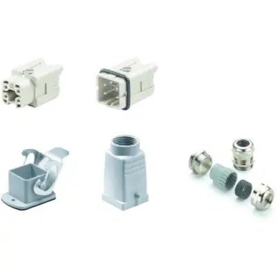 Connector kit, size 1, 4 pole + PE , IP65, 1712590000 - 1