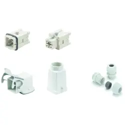 Connector kit, size 1, 3 pole + PE , IP65, 1712630000
