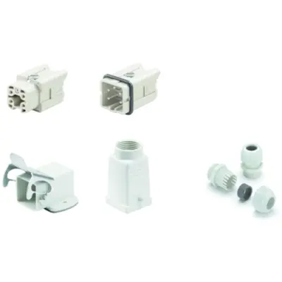 Connector kit, size 1, 4 pole + PE , IP65, 1712650000 - 1