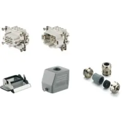 Connector kit, size 3, 6 pole + PE , IP65, 1712660000
