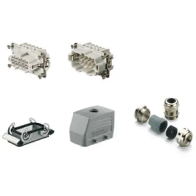 Connector kit, size 4, 10 pole + PE , IP65, 1712670000 - 1