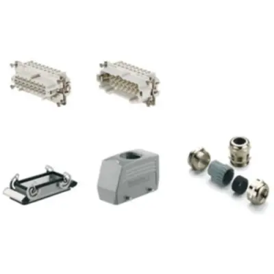 Connector kit, size 6, 16 pole + PE , IP65, 1712680000 - 1