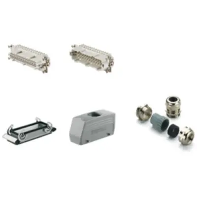 Connector kit, size 8, 24 pole + PE , IP65, 1712690000 - 1