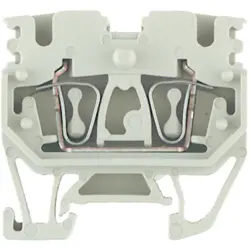 Through terminal block, spring balancer connection, 0.5-2.5 mm², 2 pole, 24 A, 8 kV, blue, 1712760000