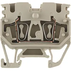 Through terminal block, spring balancer connection, 0.5-2.5 mm², 4 pole, 24 A, 8 kV, blue, 1712790000