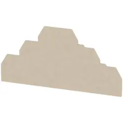 End plate for terminal block, 1718370000