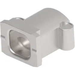 Cable clamp, straight for D-Sub housing, 1-2308272-2