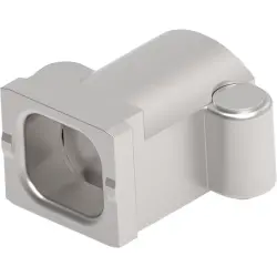 Cable clamp, straight for D-Sub housing, 1-2308272-3
