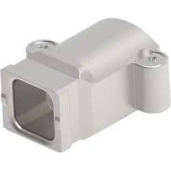 Cable clamp, straight for D-Sub housing, 1-2308272-4