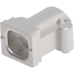 Cable clamp, straight for D-Sub housing, 1-2308272-1