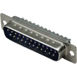D-Sub plug, 15 pole, standard, straight, solder connection, 10120001