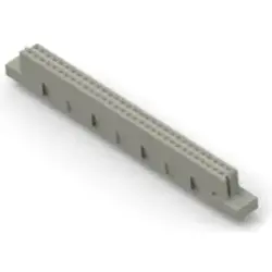 Female connector, type B, 64 pole, a-b, pitch 2.54 mm, solder pin, straight, gold-plated, 7-1393640-8