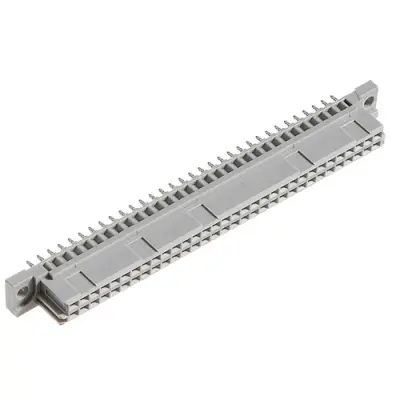 Female connector, type B, 64 pole, a-b, pitch 2.54 mm, solder pin, straight, tin-plated, 302-40065-03 - 1