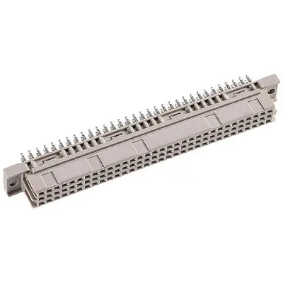 Female connector, type C, 64 pole, a-c, pitch 2.54 mm, press-in connection, straight, 304-60054-02 - 1