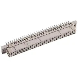 Female connector, type C, 64 pole, a-c, pitch 2.54 mm, press-in connection, straight, 304-60054-02