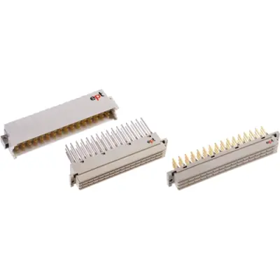 Female connector, type F, 32 pole, z-b, pitch 5.08 mm, solder pin, straight, 110-40024 - 1