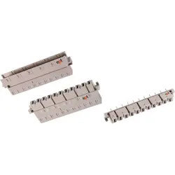 Male connector, type H11, 11 pole, b, pitch 7.62 mm, solder pin, angled, 113-40015