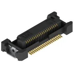 Female connector, type PICMG, 40 pole, pitch 0.5 mm, SMD, straight, gold-plated, 402-51701-51