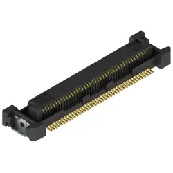 Female connector, type PICMG, 80 pole, pitch 0.5 mm, SMD, straight, gold-plated, 402-51601-51