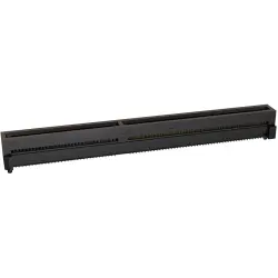 Card connector, 160 pole, pitch 0.8 mm, straight, black, 408-52160-100-12