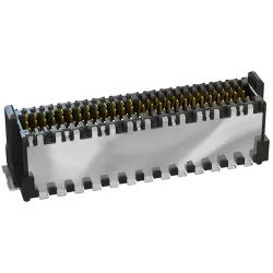 Pin header, 52 pole, pitch 0.8 mm, straight, black, 405-53152-51
