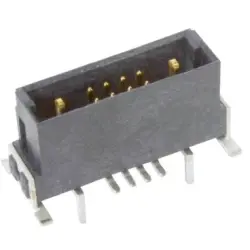 Male connector, 2+8 pole, straight, black, 15722082701333