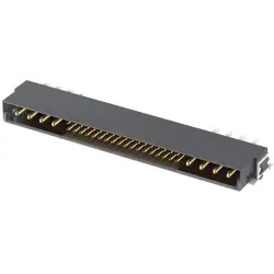 Male connector, 2+8 pole, angled, black, 15752082701333