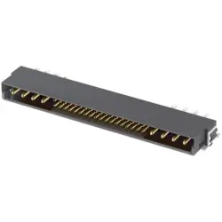 Male connector, 4+16 pole, angled, black, 15754162601333