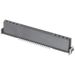 Female connector, 6+26 pole, straight, black, 15826262601333