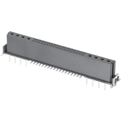 Female connector, 8+36 pole, straight, black, 15828362701333 - 1