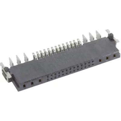 Female connector, 6+26 pole, angled, black, 15856262601333 - 1