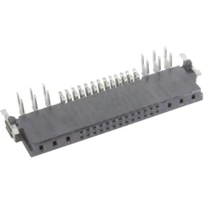 Female connector, 6+26 pole, angled, black, 15856262701333 - 1