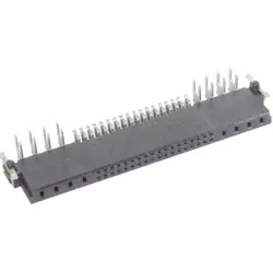 Female connector, 8+36 pole, angled, black, 15858362701333