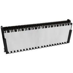 Pin header, 80 pole, pitch 0.8 mm, straight, black, 405-55180-51