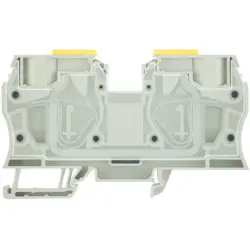 Through terminal block, spring balancer connection, 2.5-35 mm², 2 pole, 125 A, 8 kV, dark beige, 1739620000