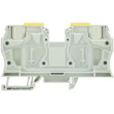 Through terminal block, spring balancer connection, 2.5-35 mm², 2 pole, 125 A, 8 kV, dark beige, 1739620000 - 1