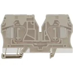 Supply terminal, spring balancer connection, 1.5-16 mm², 76 A, 8 kV, dark beige, 1745350000