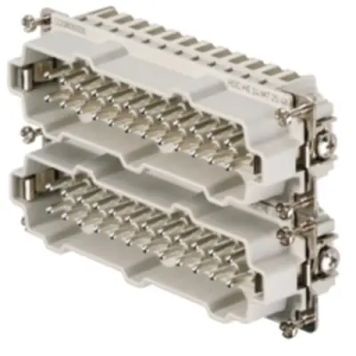 Pin contact insert, 8, 24 pole, equipped, tension clamp connection, with PE contact, 1745870000 - 1