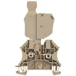 Fuse terminal block, 2 pole, 0.5-2.5 mm², 250 V, 6.3 A, 1763940000