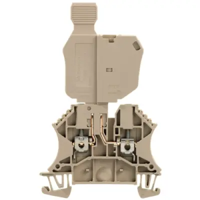 Fuse terminal block, 2 pole, 0.5-2.5 mm², 250 V, 6.3 A, 1763940000 - 1