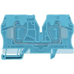 Supply terminal, spring balancer connection, 1.5-16 mm², 76 A, 8 kV, blue, 1766240000